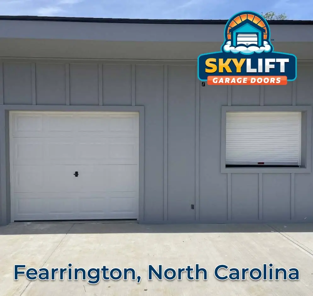 Fearrington, NC - rollup garage door and counter window