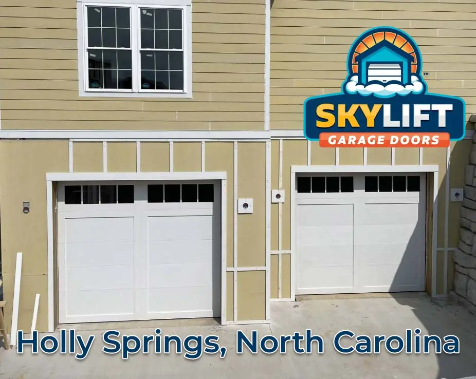holly spring NC - white garage doors