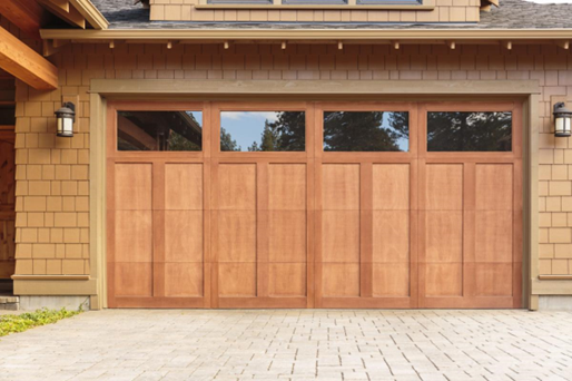 wooden door for garage