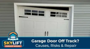 When a Garage Door Goes Off Track: Technical Causes, Risks, and Proper Repair Methods