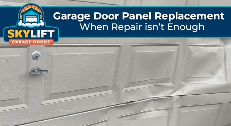 garage door panel replacement