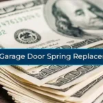 garage door spring replacement costs