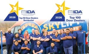 Skylift Garage Doors Named to IDA 2026 Top 100 Door Dealers List