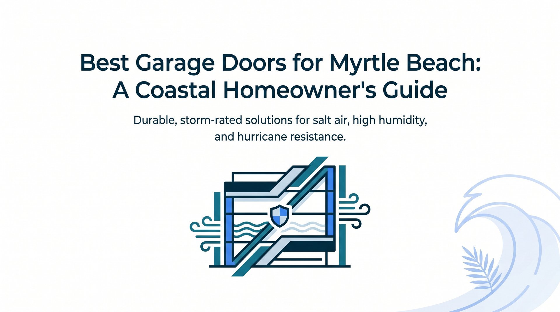 Best Garage Doors for Myrtle Beach: A Coastal Homeowner’s Guide