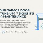does your garage door need a tune-up?
