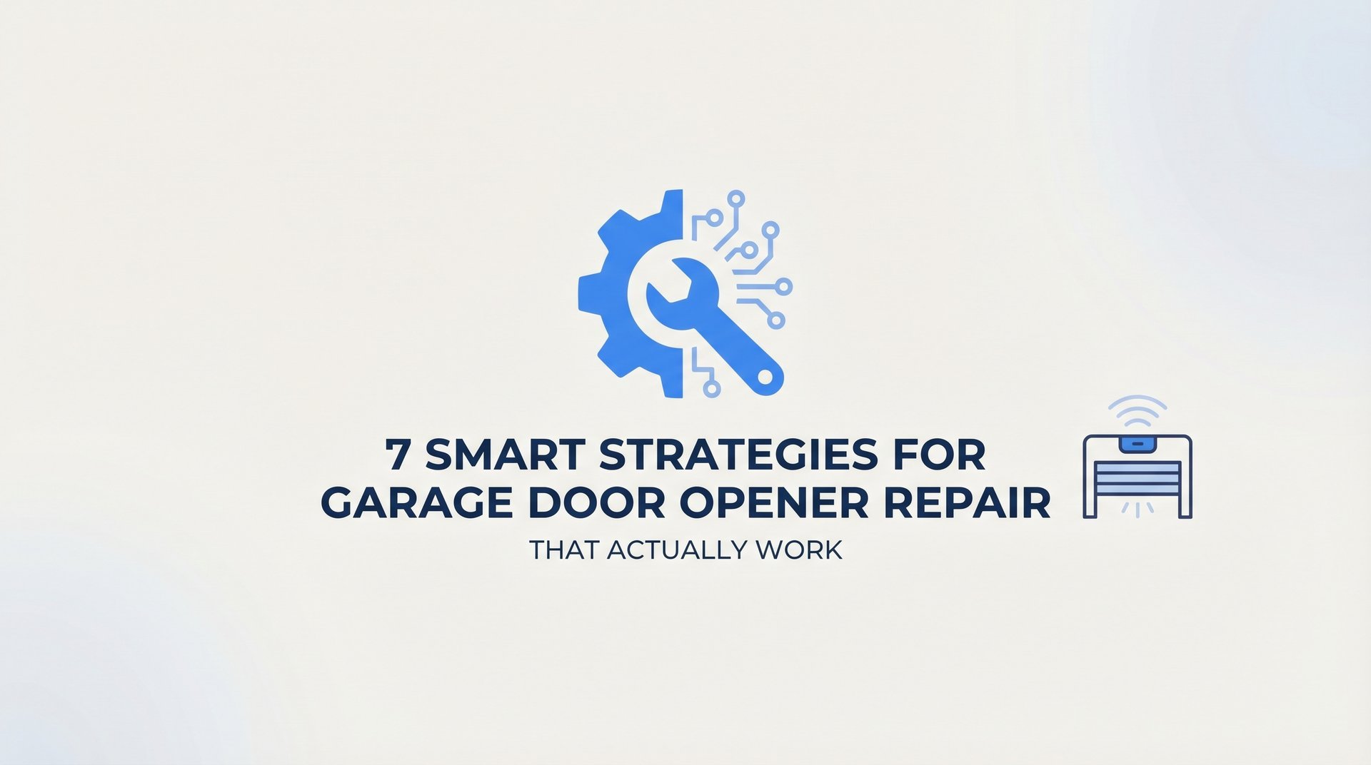 garage door opener repair