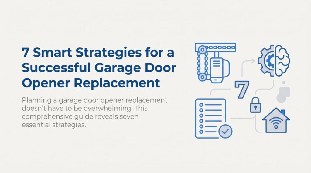 garage door opener replacement guide