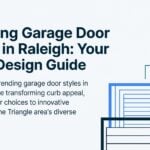 trending garage door styles in raleigh