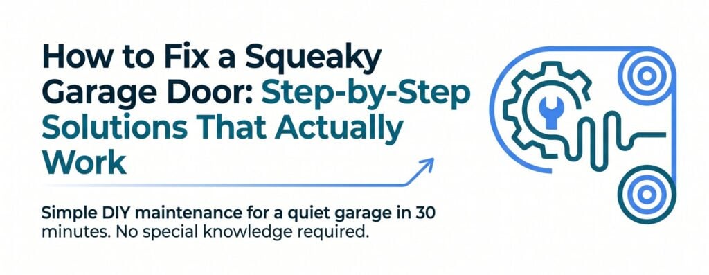 best solutions for a squeaky garage door