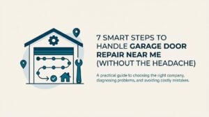 7 Smart Steps to Handle Garage Door Repair Near Me (Without the Headache)