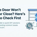 garage door won't open or close?