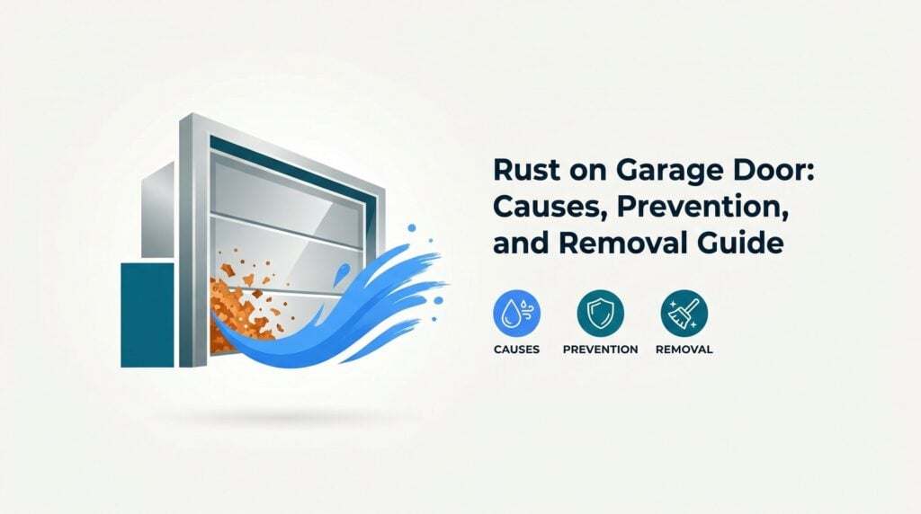 rust on garage door