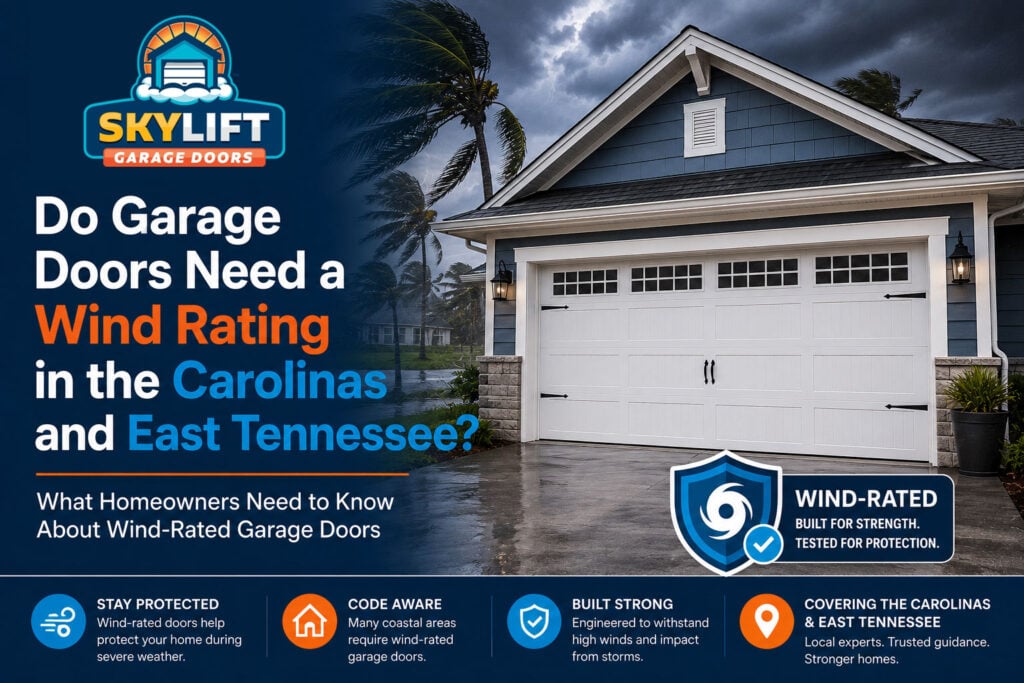 do garage doors need a wind rating in the carolinas or east tennessee