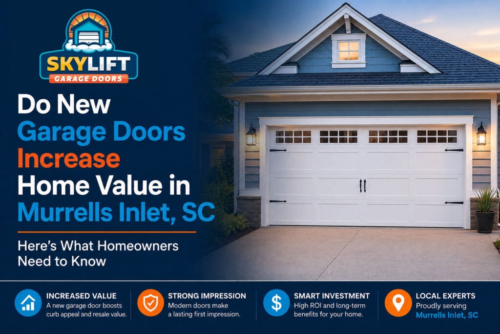 do new garage doors increase home value in murrells inlet, sc