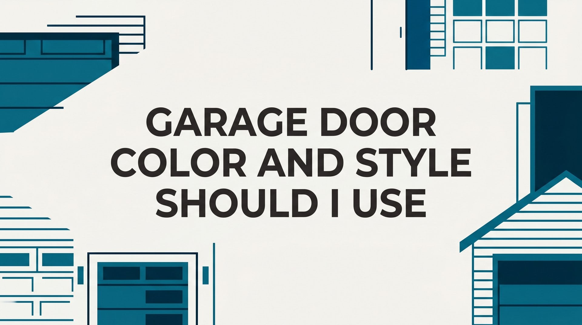 what garage door color & style should i use?