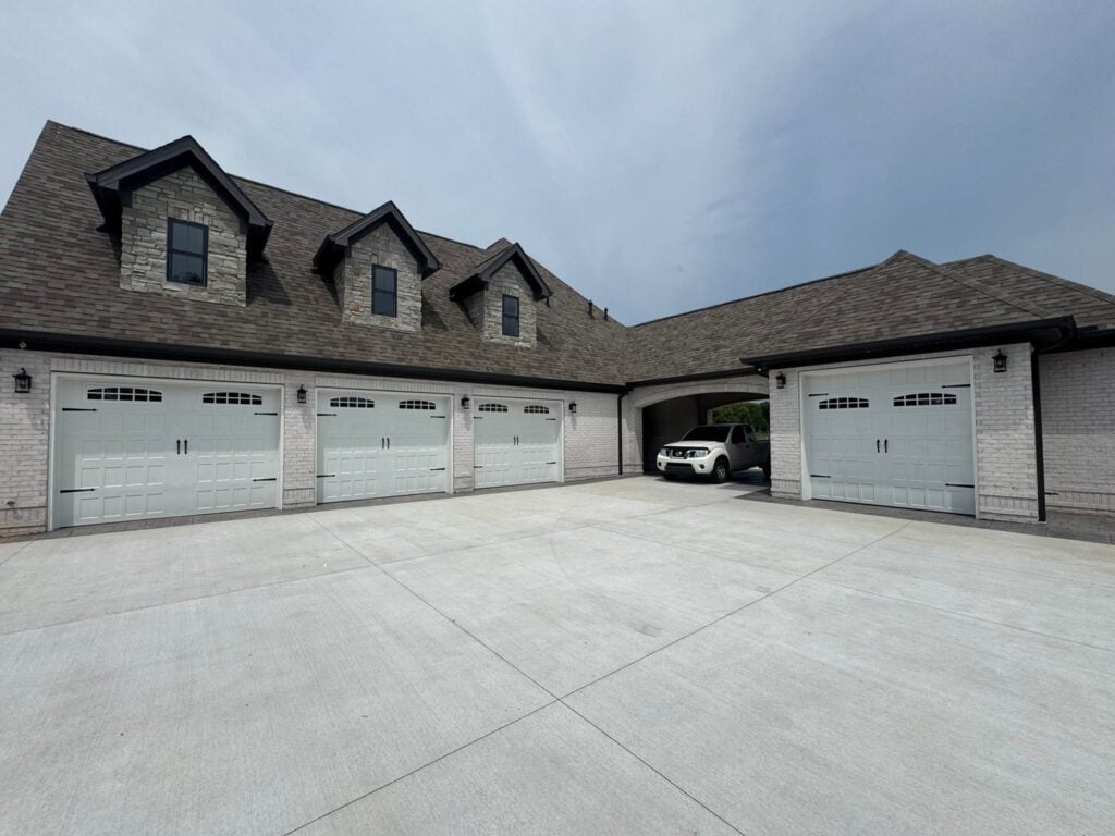 Recent Multi-Bay Garage Door Installation in North Raleigh