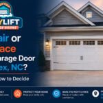 repair or replace my garage door in apex, nc?