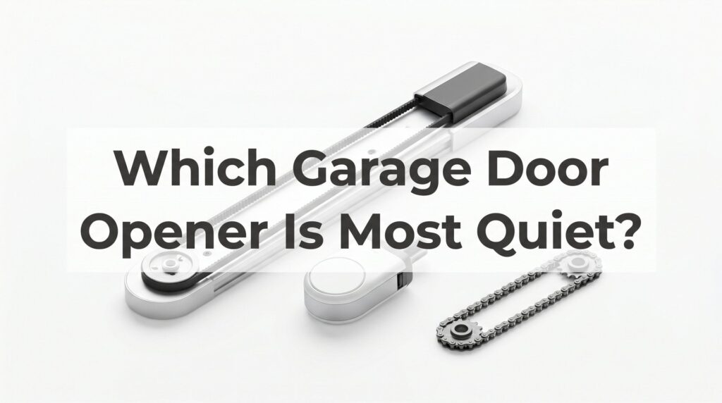 which garage door opener is most quiet?