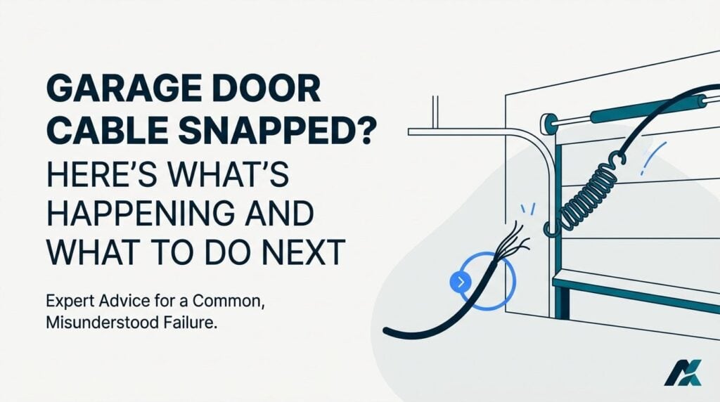 garage door cable snapped