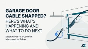 Garage Door Cable Snapped? Here’s What’s Happening and What to Do Next