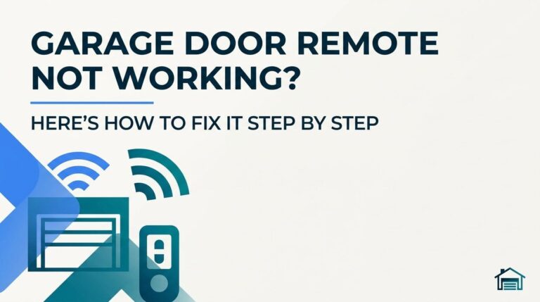 garage door remote not working?