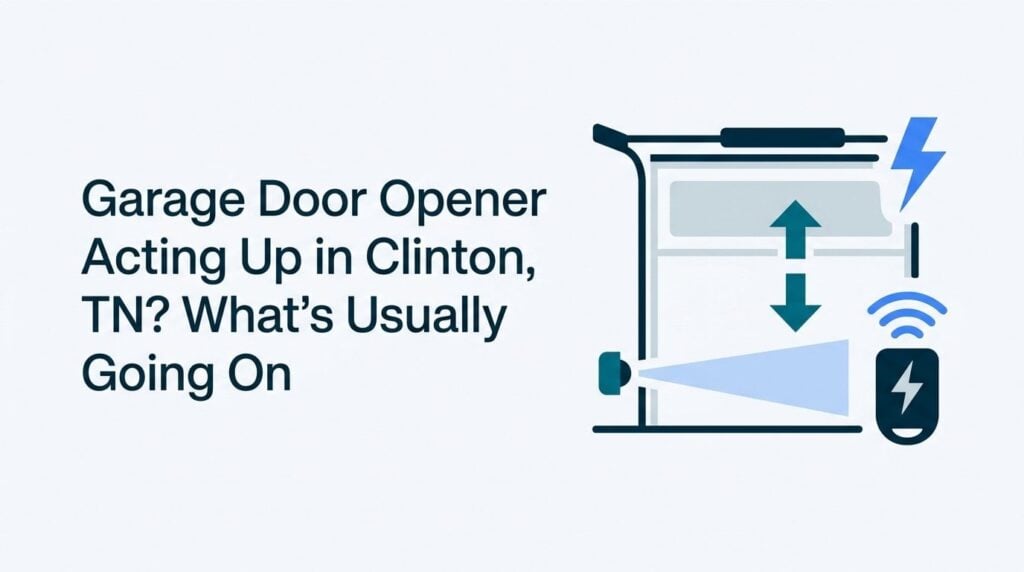 Garage Door Opener Acting Up in Clinton, TN? What’s Usually Going On
